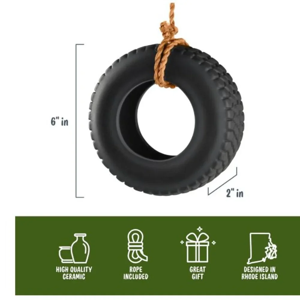 Tire Swing Bird Feeder